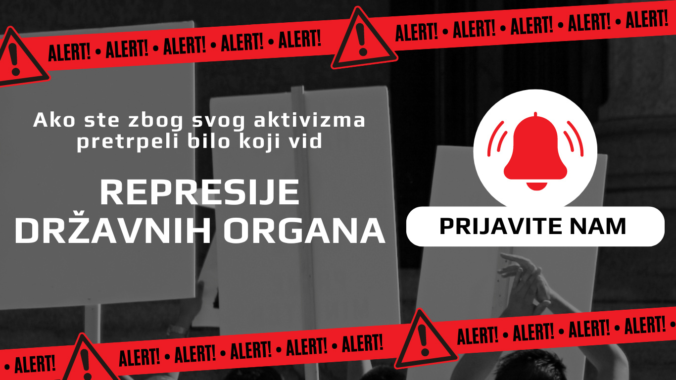 Prijavite nam represiju državnih organa